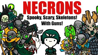 NECRONS Literally the Strongest Faction  Warhammer 40k Lore [upl. by Almita]