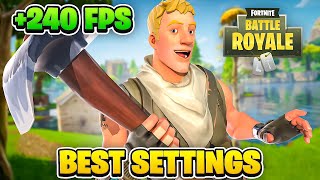 BEST Fortnite Season OG SETTINGS amp FPS BOOST ✅ Tweaks Fix Lag amp 0 Ping [upl. by Ahcrop]