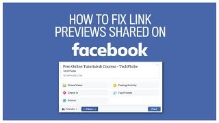 How To Fix Links Not Being Displayed Properly On Facebook  step by step preview [upl. by Giardap262]