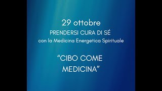 1 OPEN DAYS MES  CIBO COME MEDICINA [upl. by Ane]