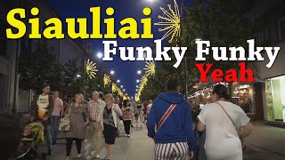 Trip to Lithuania Siauliai Nightlife 2019 Promenade FUNKorporation band  live at City Festival [upl. by Isabelle]