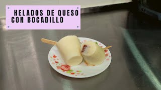 Cómo preparar helados de queso con bocadillo [upl. by Letsirk]