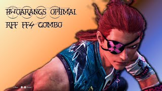 Tekken 8  Hwoarang Optimal RFF FF4 Combo  No Heat  Rage [upl. by Ozzie]