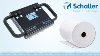 humimeter PM5 Paper Moisture  absolute water content at the roll and pile  measuring procedure [upl. by Rennold]