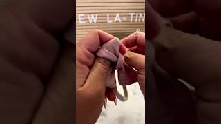 How to tye a pinwheel bow on a headband bows bowmakers sewingfabric fabric bow diy sewing [upl. by Argela260]