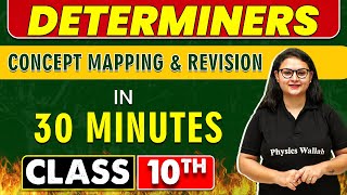 DETERMINERS  Most Important Questions  Class10th [upl. by Amadus]