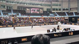 2023 MGM Macau Tennis Masters Womens match [upl. by Proudfoot902]