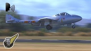 de Havilland DH115 Vampire Jet Fighter Display [upl. by Rodrique]