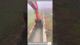 Hard Working Day 322 Excavator Cleaning Ditch [upl. by Llovera]