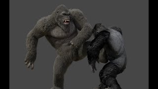 Kong kicks down building WorkBench Render [upl. by London]