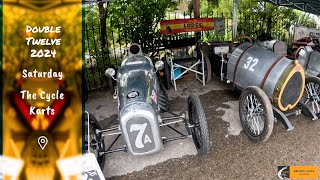 Brooklands Double 12 2024 Saturday The Cyclekarts [upl. by Tallulah]