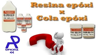 Qual a diferença entre Resina Epóxi e Cola Epóxi Perguntas Frequentes 6 [upl. by Nosyrb]