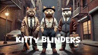 Kitty Blinders  these cats mean business cats peakyblinders aicat cutecats aiart [upl. by Akeimat]