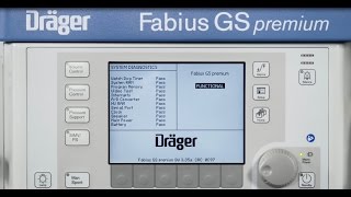 Dräger Fabius GS premium  Daily checkout procedure [upl. by Nair]