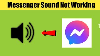 Messenger Sound Not Working Audio not Working Speaker Volume Problem [upl. by Berardo]