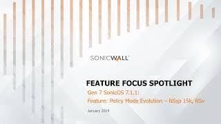 Feature Focus Spotlight  Gen 7 Sonic0S 711  Policy Mode Evolution  NSsp 15k NSv [upl. by Engedus20]