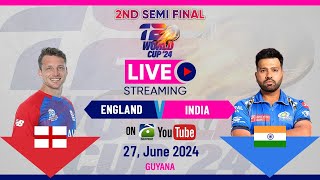 Live T20 World Cup 2024 Scorecard  India vs England  2nd Semi Final ICC Mens T20 World Cup [upl. by Eerihs]