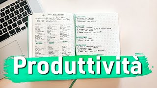 Agenda per la Produttività Come Organizzo il mio Tempo [upl. by Dee Dee875]