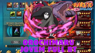 OROCHIMARU JOVEM FULL DESPERTADO NARUTO ONLINE [upl. by Jaquenetta]