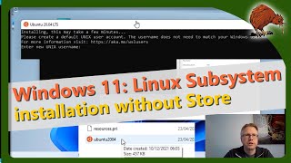 Windows 11 Install Linux Subsystem without Microsoft Store [upl. by Adnilg721]