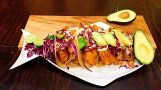 Receta Tacos de pescado  Cocineros Mexicanos [upl. by Tatianas]