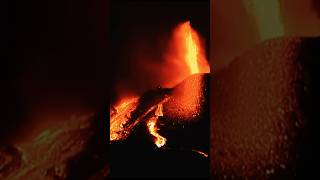 La Palma Volcano BLOWS OUT The side of Cone [upl. by Cutlip]