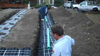 Septic System Absorption Field Install [upl. by Ahsii]