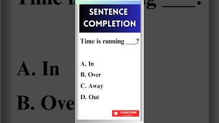 English Sentence Completion Test your knowledge [upl. by Westmoreland808]