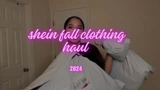 SHEIN 2024 fall clothing haul [upl. by Annal437]