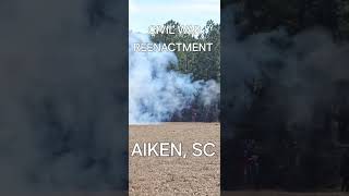 Why was the Battle of Aiken important  Civil War Reenactment in Aiken South Carolina  Artillery [upl. by Kennie]