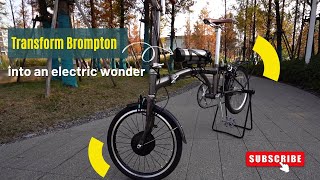 Upgrade your beloved Brompton to an electric bike [upl. by Vona]