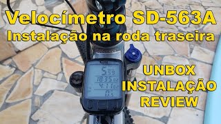 Velocímetro Digital de Bike SD563A [upl. by Sheff966]