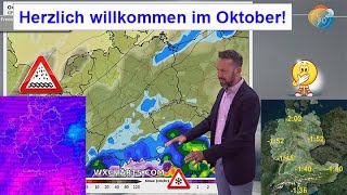 Herzlich willkommen im Oktober mit fast 2 Stunden TageslichtVerlust Wettervorhersage 01081024 [upl. by Loleta]