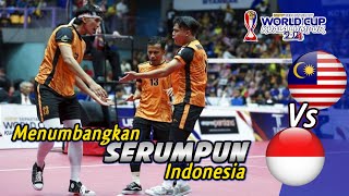 SEMI FINAL TIM REGU  Indonesia 🇮🇩 Vs Malaysia 🇲🇾  ISTAF World Cup 2024 [upl. by Bronnie]