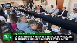 La UNSa recibió a decanos y decanas de Facultades de Ciencias Sociales y Humanas de todo el país [upl. by Hagai]