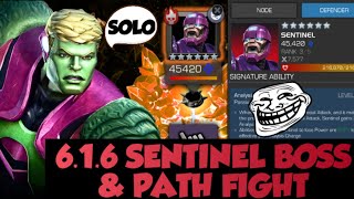 MCOC Act 616 Path Fight in hindi And Solo Boss SENTINEL mcochindi mcoc [upl. by Hennie499]