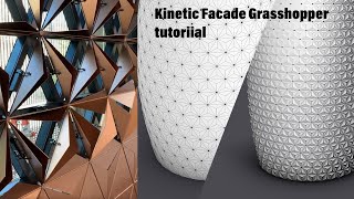 kinetic facade Grasshopper Tutorial commentary available [upl. by Yaluz234]