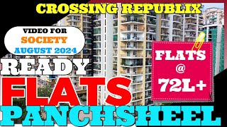 Panchsheel Wellington Crossing Republik Ghaziabad ☎️9560955050 3 bhk in crossing republic [upl. by Lledniuq60]