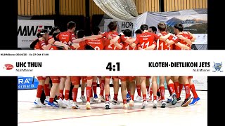 NLB Runde 8 UHC Thun vs Kloten Dietlikon Jets 27102024 [upl. by Drauode]