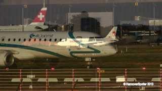 Planespotting at Hannover Airport 25082013 [upl. by Htebirol446]