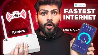 Excitel Fiber Broadband Long Term Review  Speed Test 😱  Excitel Fiber Plans 2024  Best for you 💯 [upl. by Femi]