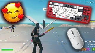 Chill ASMR🤩 1v1 Build Fight 🏆Satisfying Fortnite Keyboard Sounds [upl. by Winifield803]