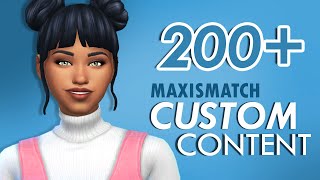 200 NEW Maxis Match CC Items  March 2021 [upl. by Ninehc]