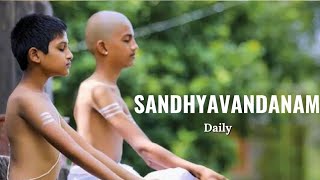 Do Sandhyavandanam daily telugu devotional viralvideo [upl. by Bala71]