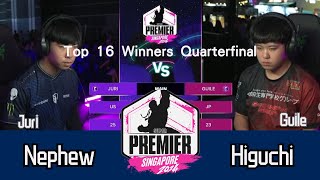 Nephew Juri vs Higuchi Guile  Top 16 Winners Quarterfinal  Super Premier Singapore [upl. by Seda]