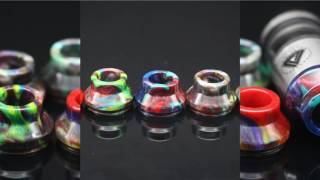 510 Drip Tip Calabash Mouth Resin Style Review [upl. by Terza]