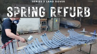 Priming Leaf Springs  Series 3 Land Rover Restoration  Part 29 [upl. by Libyc]