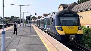 Southeastern Class 707 CityBeam departs Grove Park for Orpington with 3 tones [upl. by Yhtir298]