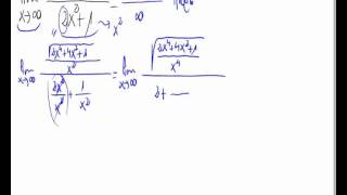 Limit of a function x tends to infinity with roots [upl. by Anaujait]