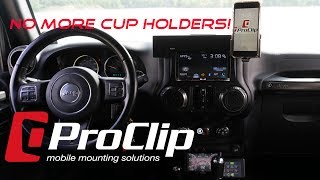 ProClip Jeep Wrangler JK Extra Strength Mount [upl. by Lona984]